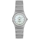 Omega Women's Constellation Quartz Mini Diamond Bezel Watch #1466.71.00