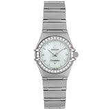 Omega Ladies Constellation Quartz Mini Diamond Bezel Watch #1466.71.00 by Omega