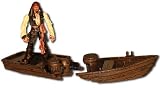 Pirates of the Caribbean 3 3/4" Action Figures with Deluxe Accessories - Jack Sparrow with Skiff/Longboat and Canon