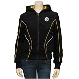 Pittsburgh Steelers Ladies Black Arctic Fleece Full Zip Jacket
