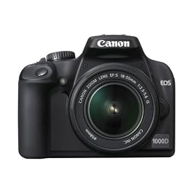 Canon EOS 1000D Digital SLR Camera (incl EF-S 18-55mm IS f/3.5-5.6 non USM Lens Kit)