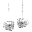 Sim Pearl & Mesh Sterling Silver Earrings