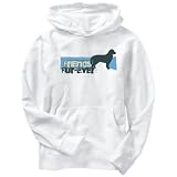 Hoodie Mens White  FRIENDS FUR - EVER - Bernese Mountain Dog  Dogs