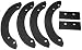 Outdoor Living : Snowblower Rubber Paddles Replaces Honda 06720-V10-030 Code 6813166 -- 6 Piece Set.