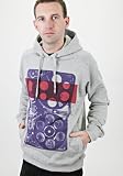 Supremebeing INFINITE LOOP Mens Hooded Sweater, heather grey