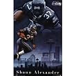 SEATTLE Seahawks NFL SHAUN ALEXANDER Poster Football - 24x36