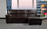 Abbyson Bayside Leather Sectional