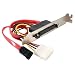 Sata Power & Data Backplate - 4 Pin Molex To 7 Pin Sata Powe