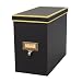 Cargo Atheneum File Box, Black, 9-1/2 by 12 by 5-1/2-Inch