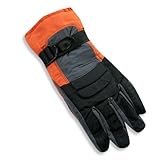 Winter Warm-Up - Girls Ski Gloves, Orange, Black