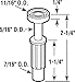 Prime-Line Products N 7130 Bi-Fold Door Top Guide Roller with 3/4-Inch Wheel (2 - Pack)