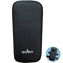 Leather Thai pad kickboxing punch pads martial training Black
