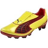 PUMA Men's v1.10 I FG Soccer Cleat,Blazing Yellow/Black/Chili Pepper,9.5 D