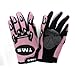 TMS® Youth Pink Dirt Bike ATV Motocross Helmet with Goggles and Gloves (Large)