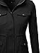 Awesome21 Women's Hooded Drawstring Military Jacket Parka Coat Outerwear