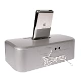 IXOS Designed Speaker System With iPod™ & MP3 Audio Inputs & Clock Radio