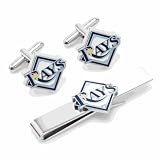 Tampa Bay Devil Rays Cufflinks and Tie Bar Gift Set