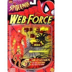  Spider-Man Web Force Tank Attack Daredevil