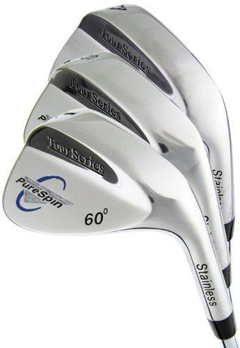 Purespin Golf- Tour Series Diamond Face GW/SW/LW 3-Wedge Set
