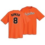 Orioles - Majestic Men's Cooperstown Player Name & # Tee - Ripken, Cal Jr.