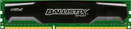 Crucial BLS2CP2G2D80EBS1S00CEU Mémoire RAM 2 Go kit (2 Gox2) DDR2-800 (PC2-6400) CL5 @ 1.8V Ballistix Sport UDIMM 240pin