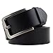 Kaleido Men Classic Dress Leather Belt Genuine Leather with Single Prong Buckle