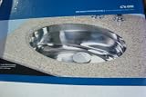 VANITY SINK - BRUSHED STAINLESS STEEL