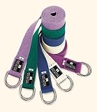 Wai Lana Yoga Navy Blue Straps With D-Rings 6Ft, Straps, Yoga, Yoga & Pilates