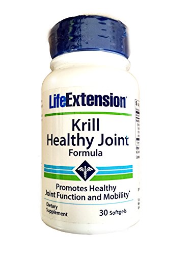 Life Extension - Krill Healthy Joint Formula - 30 Gels (Pack of 2)