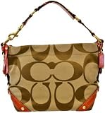Coach Khaki Red Handbag 11867BKHGU