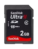 SanDisk SDSDH-002G-A11 2GB/15MB Ultra II SD Card