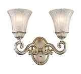 Bianco Silver Leaf Wall Sconce Elk (2571-2)