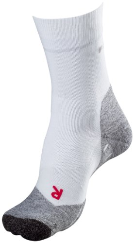 Falke Socks - Ru3 Mens Running Medium Volume Socks White/Grey, Uk 9.5-10.5