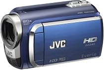 JVC Everio GZ-HD300 60GB High-Def Camcorder (Blue)