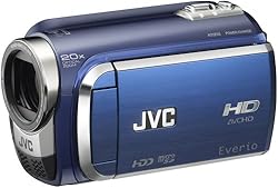 JVC Everio GZ-HD300 60GB High-Def Camcorder (Blue)