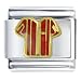 Baseball Jersey Italian Charms Bracelet Link