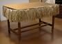 24 Foot Long Tiki Bar Raffia Fringe Skirt - Thatch