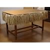 24 Foot Long Tiki Bar Raffia Fringe Skirt - Thatch