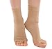 ieasysexy Flexible Foot Sleeves Ankle Support Sleeve Foot Arch Support Compression Sock for Men and Women Best Plantar Fasciitis Heel/Ankle and Arch Support/Pain Relief,Nude,Size M(7.4
