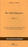 De l intelligence : Tome 2