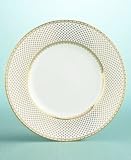 Martha Stewart Collection with Wedgwood French Knot Accent Salad in Gold, 9