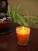 Filled Candle in Carmona Jar- Orange Vanilla Scent, 12.5oz