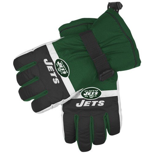 Reebok New York Jets Green Padded Winter Gloves
