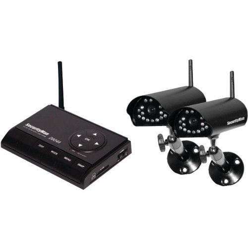 SECURITYMAN DIGIAIRWATCH2 DIGITAL WIRELESS INDOOR/OUTDOOR CAMERA RECORD SYSTEM WITH 2 CAMERAS SECURITYMAN DIGIAIRWATCH2 DIGITAL WIRELESS INDOOR/OUTDOOR CAMERA RECORD SYSTEM WITH 2 CAMERAS