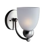 Sea Gull Lighting 41035-962 Metropolis 1-Light Vanity, Brushed-Nickel Finish, Satin-Etched Glass Image of Sea Gull Lighting 41035-962 Metropolis 1-Light Vanity, Brushed-Nickel Finish, Satin-Etched Glass