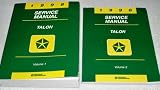 1998 Eagle Talon Factory Service Manual (2 Volume Complete Set)