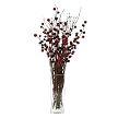 - Berries in Glass Vase - 20