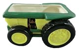 Accents & Occasions Ceramic Tractor Planter or Flower Arrangement Vase, 3-3/4-Inch