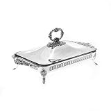 Wallace Silverplated Holloware Grand Baroque Covered Casserole with Liner