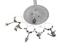 ArtisanStreet's Set of 6 In the Garden Wine Glass Charms